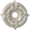 Ekena Millwork Attica PVC Ceiling Medallion (Canopies up to 5 5/8"), 16"OD x 3 1/2"ID x 1"P, Bright Coat Aluminum CMP16ATBAL - alternate 1